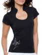 Envol De Fée - T-shirt femme Col Omega