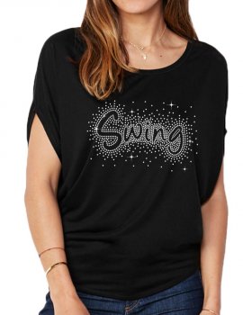 Swing Eclaté - T-shirt femme Manches Chauve Souris