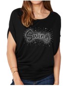 Swing Eclaté - T-shirt femme Manches Chauve Souris