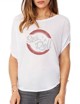 Macaron Rock'n Roll - Women's T-shirt Bat Sleeves