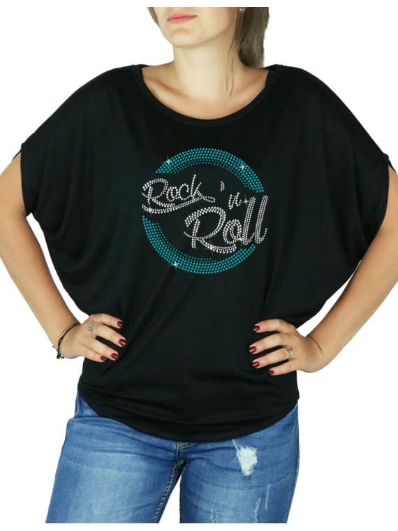 Macaron Rock'n Roll - Women's T-shirt Bat Sleeves