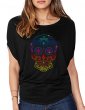 Mexican Head of Death - Bat Sleeves Women's T-Shirt