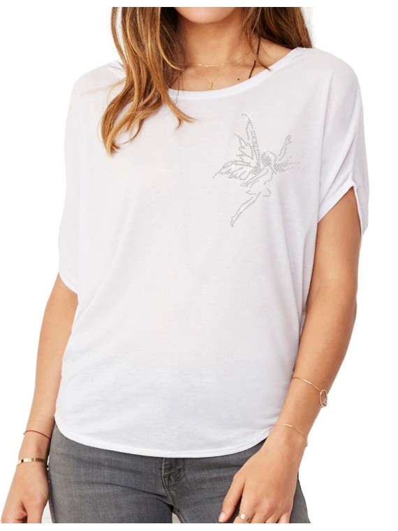Envol De Fée - T-shirt femme Manches Chauve Souris