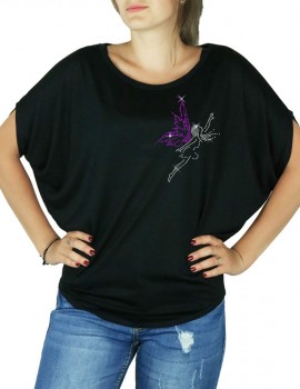 Flight Of Fairy - T-shirt woman Bat Sleeves