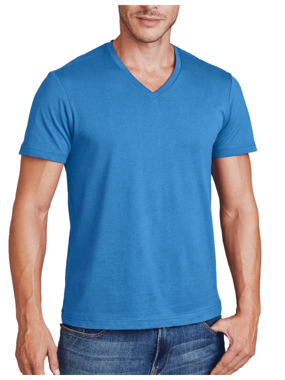 T-shirt homme col en V