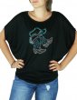 Bottes Sous Chapeau - T-shirt femme Manches Chauve Souris