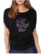 Bottes Sous Chapeau - T-shirt femme Manches Chauve Souris
