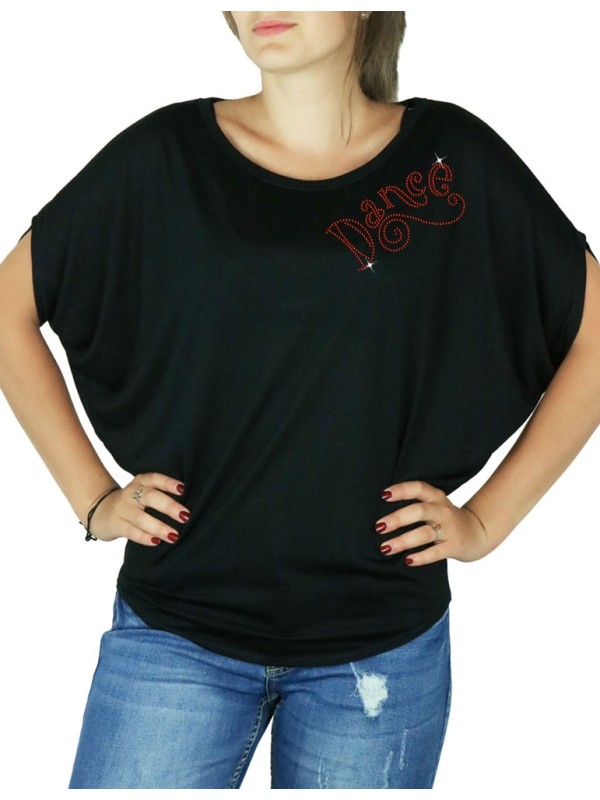 Dance T-shirt femme Manches Chauve Souris
