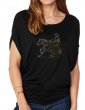 Reining - T-shirt femme Manches Chauve Souris