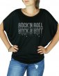 Rock'n Roll Miroir - T-shirt femme Manches Chauve Souris