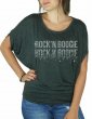 Rock'n Boogie Miroir - T-shirt femme Manches Chauve Souris