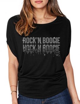 Rock'n Boogie Miroir - T-shirt femme Manches Chauve Souris