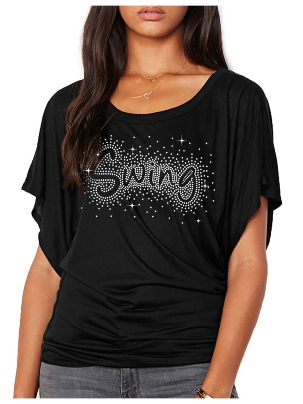 Swing Eclaté - T-shirt femme Manches Papillon