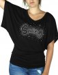 Swing Eclaté - T-shirt femme Manches Papillon