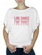 Line Dance Miroir - T-shirt femme Manches Papillon