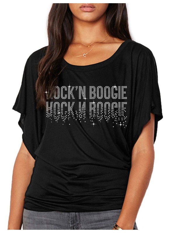 Rock'n Boogie Miroir - T-shirt femme Manches Papillon
