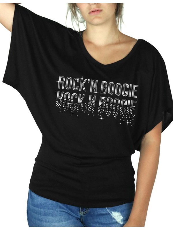 Rock'n Boogie Miroir - T-shirt femme Manches Papillon