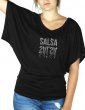 Salsa Miroir - T-shirt femme Manches Papillon