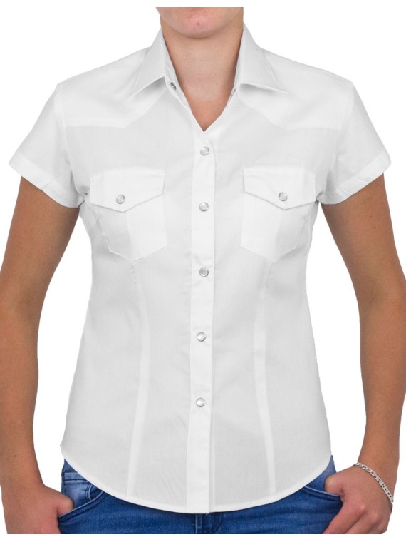 Chemise Femme Manches Courtes Unis