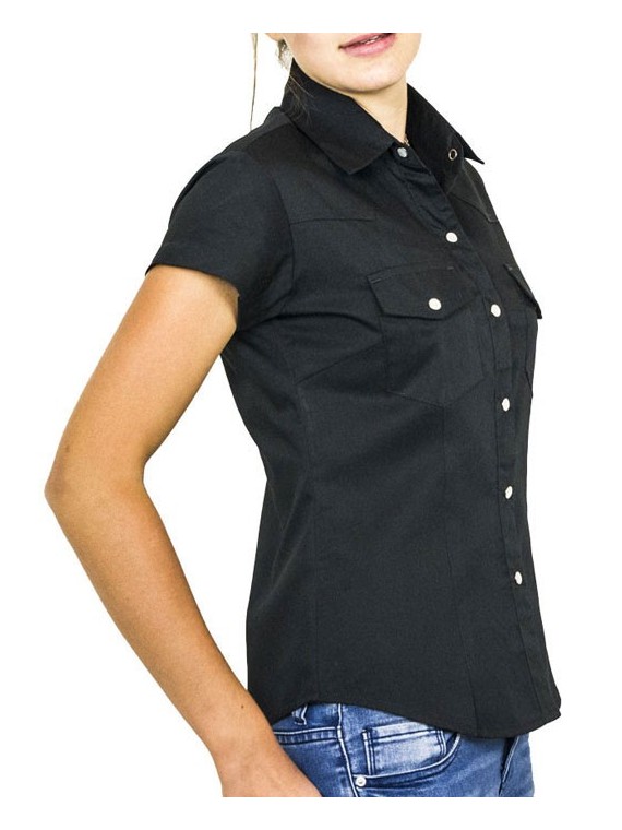 Chemise Femme Manches Courtes Unis
