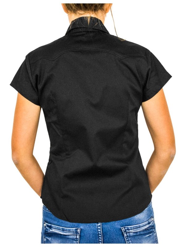 Chemise Femme Manches Courtes Unis