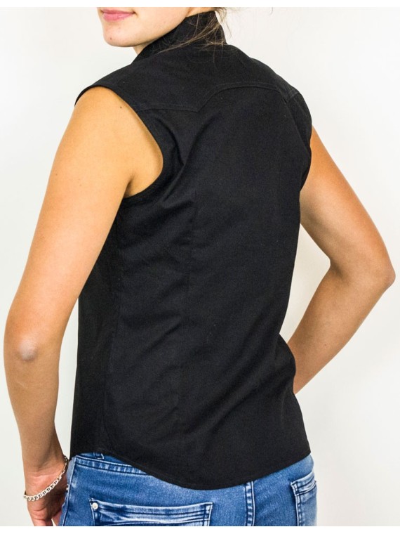 Chemise Femme Sans Manche Uni