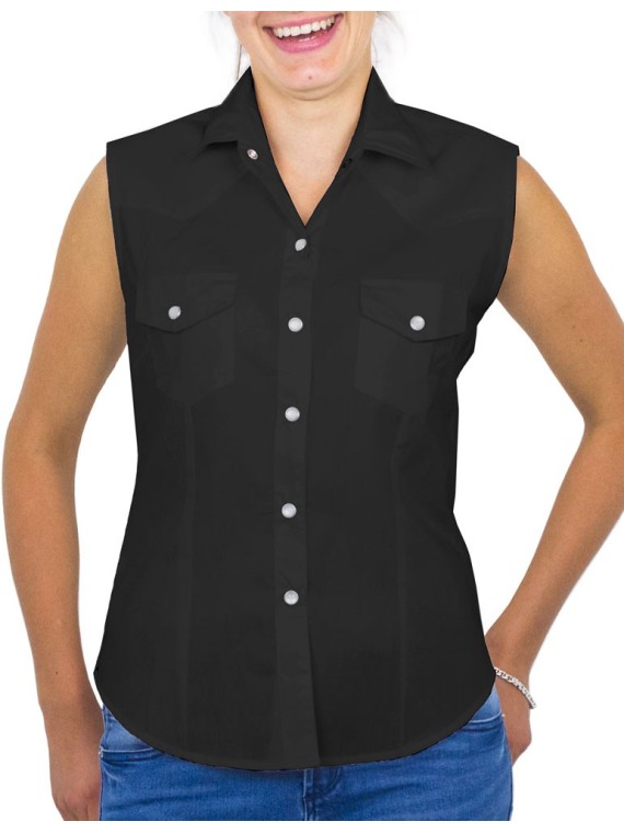 Chemise Femme Sans Manche Uni