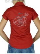 Banjo, Violon, Santiag - Chemise Femme Manches Courtes