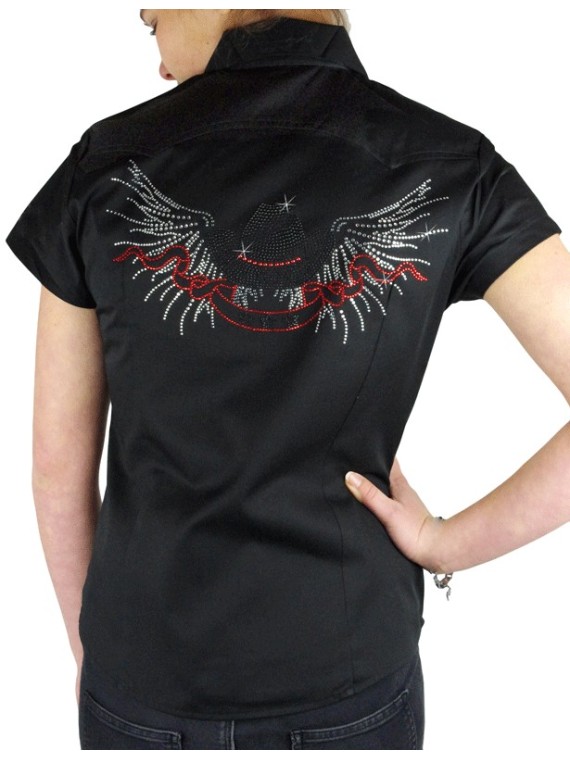 Chapeau Ailés - Chemise Femme Manches Courtes