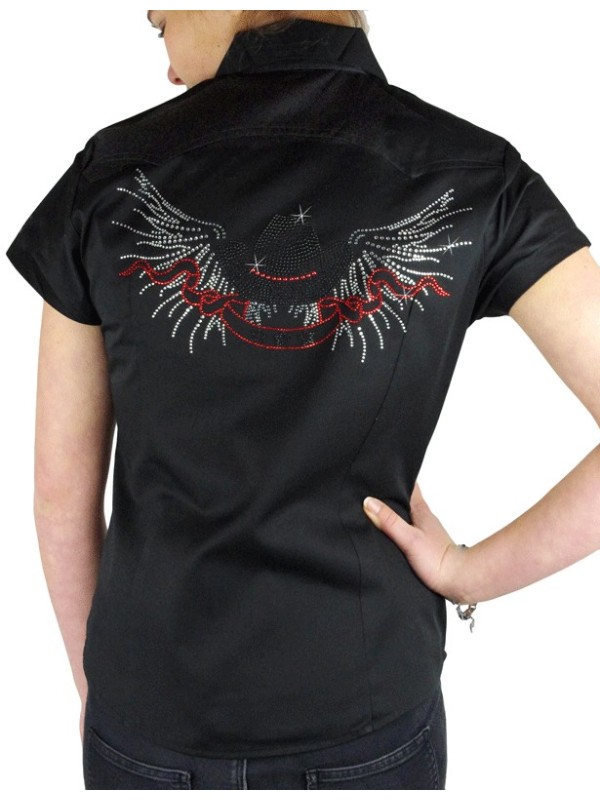 Chapeau Ailés - Chemise Femme Manches Courtes