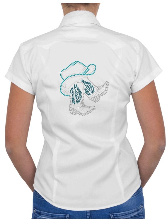 Bottes Sous Chapeau - Chemise Femme Manches Courtes