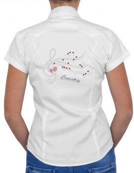 Country music Treble clef - Lady shirt
