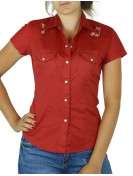 Clé De Sol Country - Chemise Femme Manches Courtes