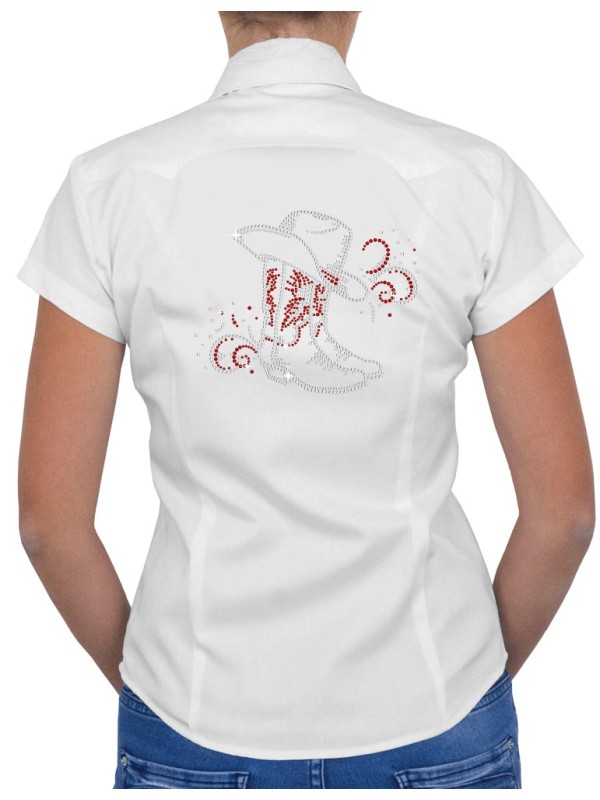 Bottes & Arabesques - Chemise Femme Manches Courtes