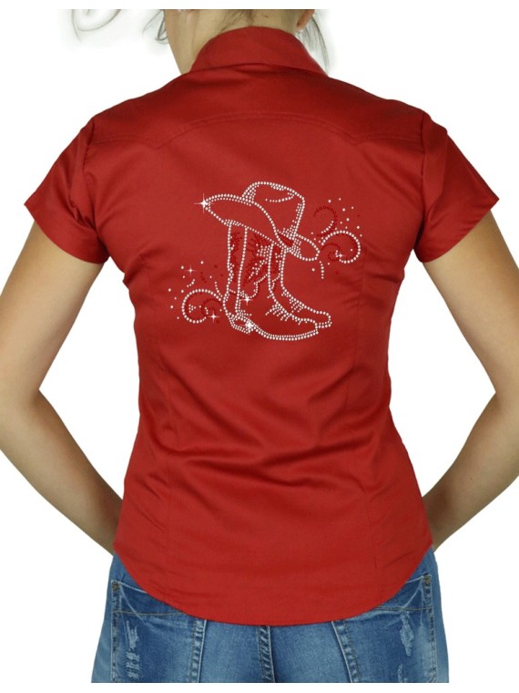 Bottes & Arabesques - Chemise Femme Manches Courtes