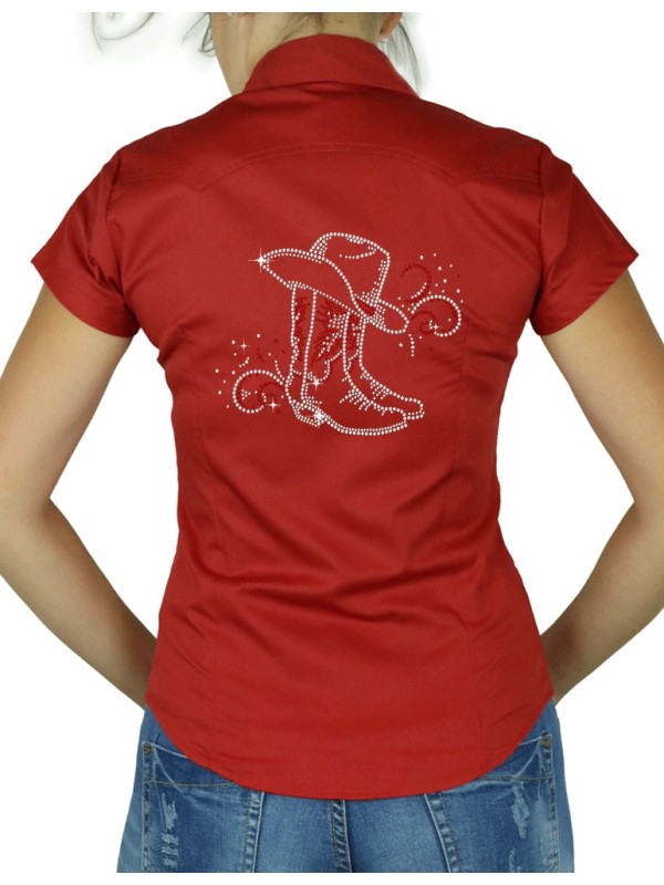 Bottes & Arabesques - Chemise Femme Manches Courtes