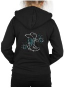 Bottes & Arabesques - Hooded women's jacket