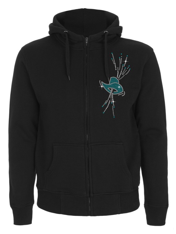 Santiags & Chapeau -Men's Hooded Jacket