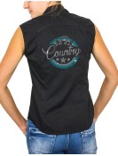 Macaron Country - Chemise Femme Sans Manche