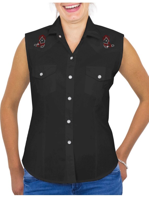 Bottes & Arabesques - Chemise Femme Sans Manche