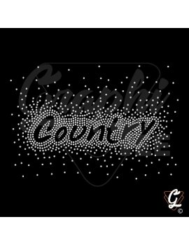 country strass argent