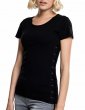 Laced-Up tee- T-shirt femme
