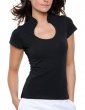 T-shirt femme Col Omega