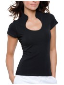 T-shirt femme Col Omega