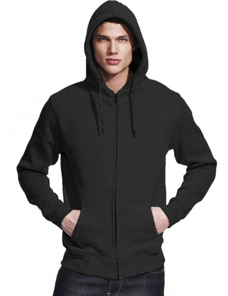 gilet capuche noir