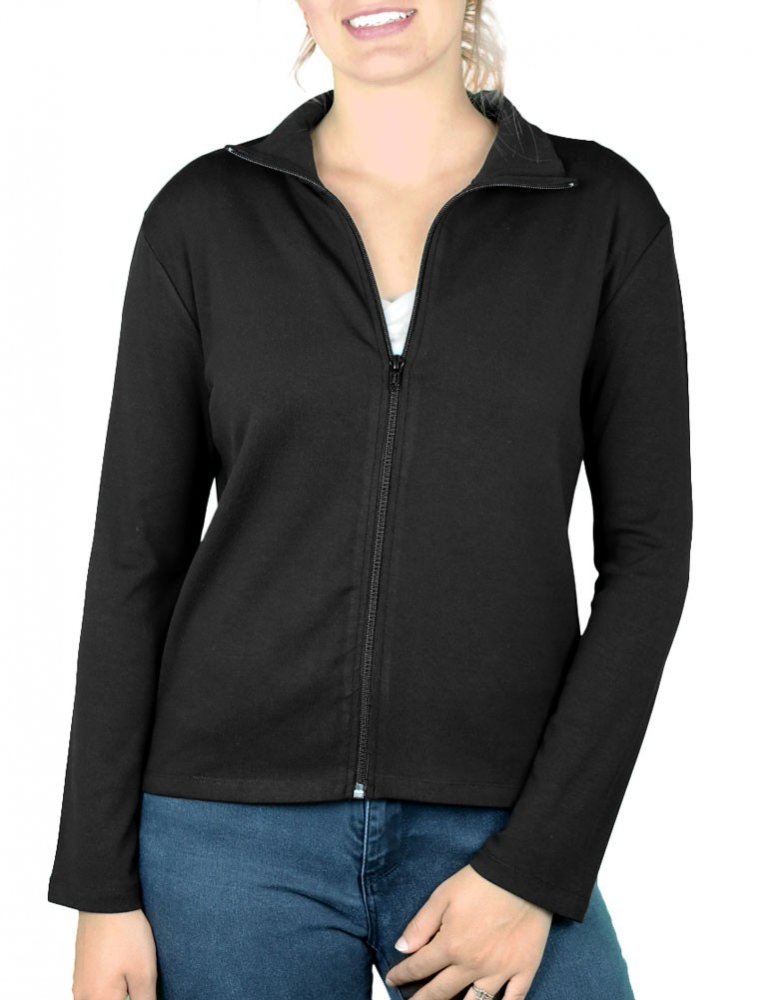 gilet sweat noir femme