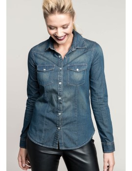 chemise jeans femme
