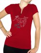 Danseurs Swing - Lindy hop - T-shirt femme Col V