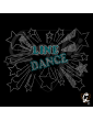 Motif transfert Line dance stars