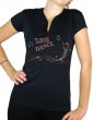 Shooting star Line Dance - T-shirt femme Col V